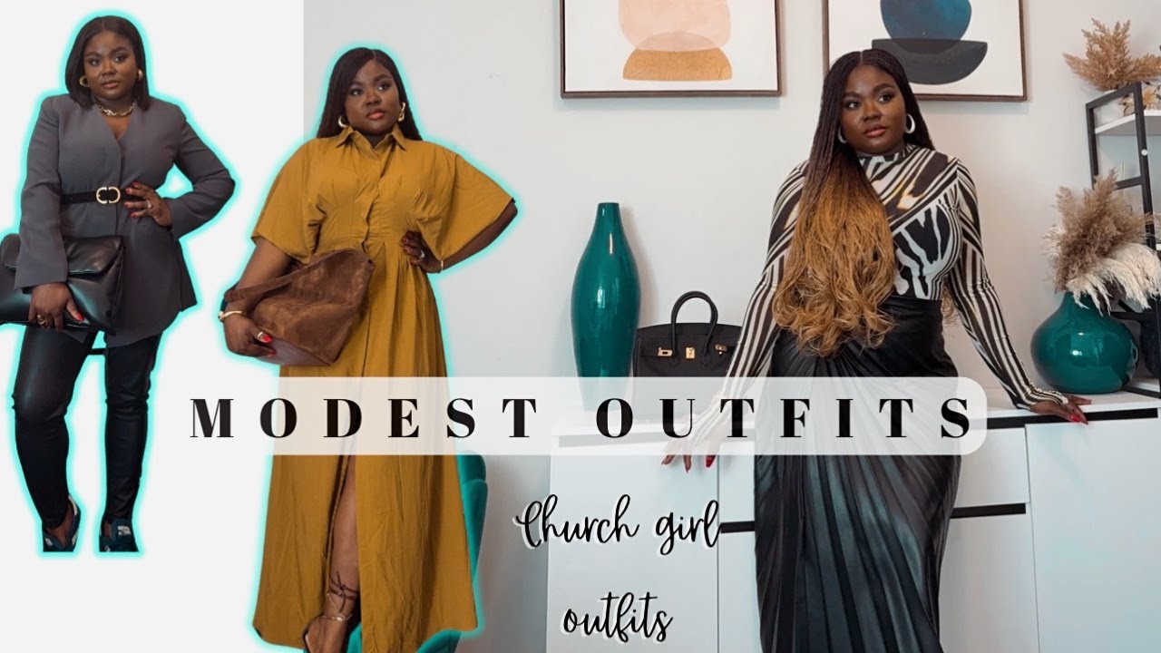 Modest Spring Outfit ideas | CHURCH OUTFITS | Stylish & elegant