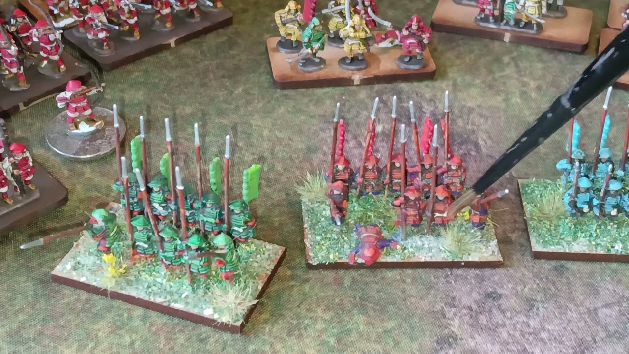 Wargames Atlantic Grand Battle Scale, Samurai update- The Samurai themselves.