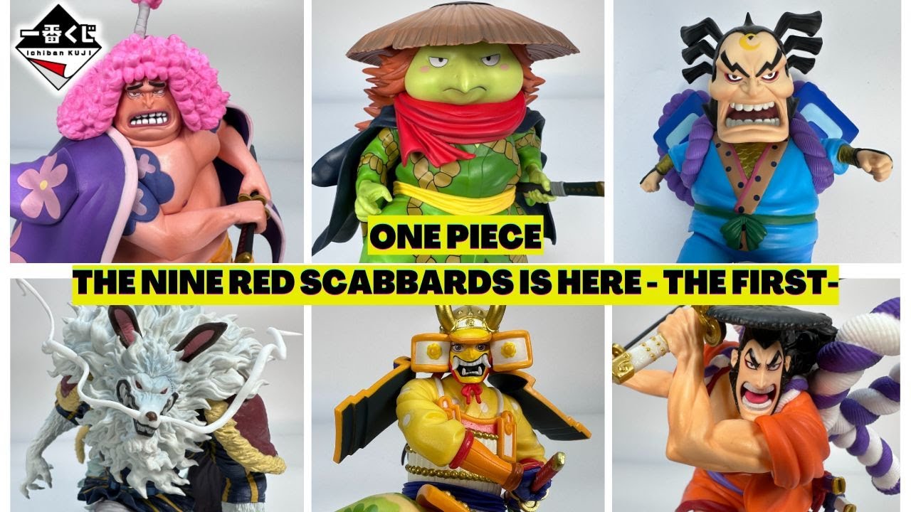 One Piece The Nine Red Scabbards Is Here - The First- Ichiban Kuji ASMR Unboxing