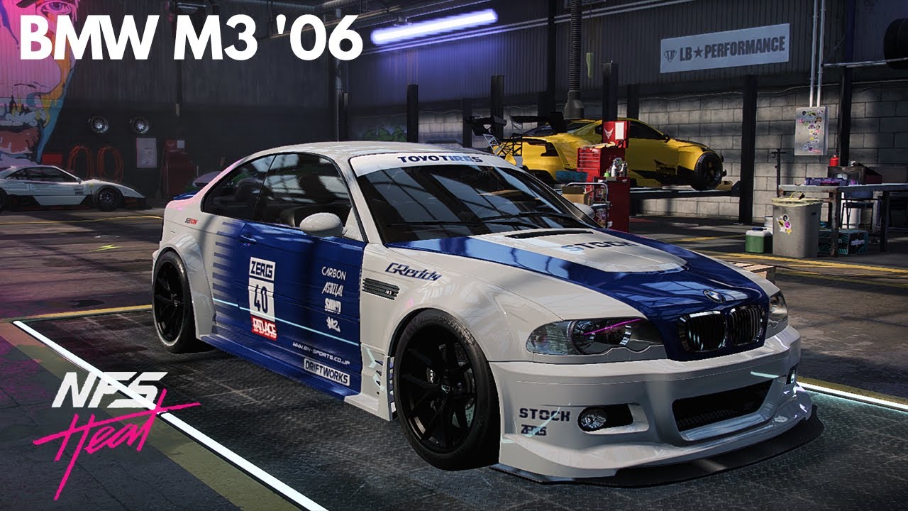 Need For Speed Heat Customization - BMW M3 '06 - Drift Build - Gameplay