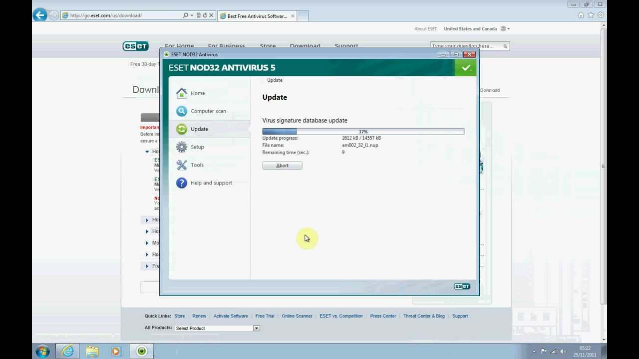 Pettittos - Installing ESET NOD32 Anti Virus