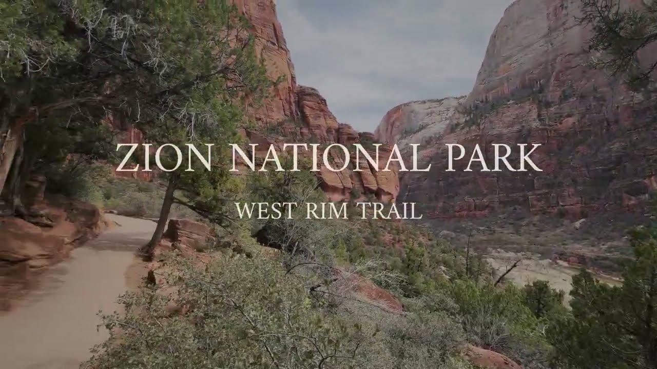 Zion National Park, West rim trail. AMAZING!