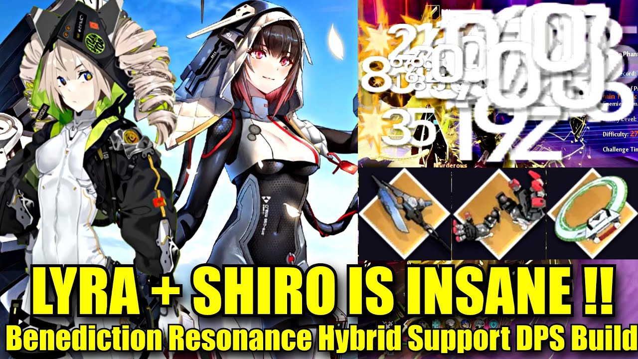 Benediction Lyra & Shiro is INSANE !! Hybrid Support DPS Build Showcase - Tower of Fantasy Global