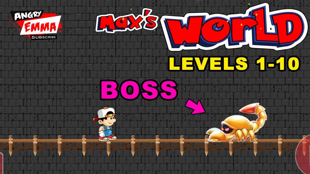 Super Max World Adventure - Levels 1-10 + BOSS