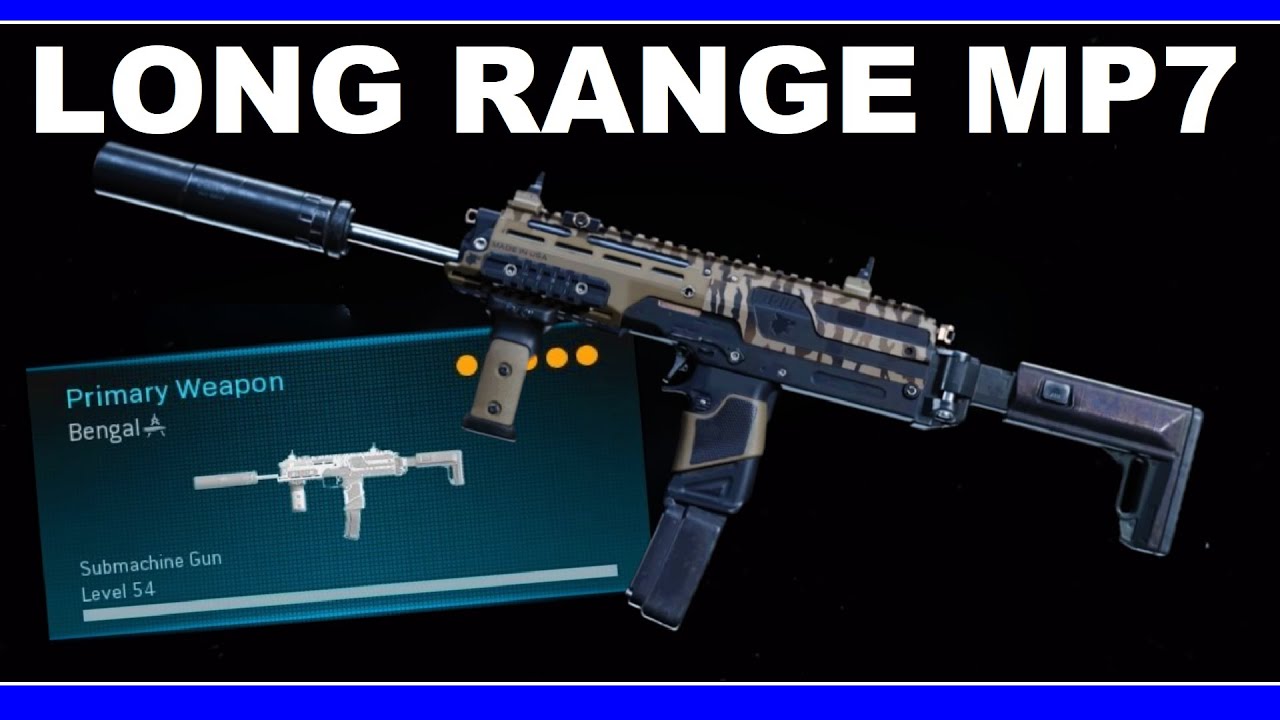 The Best LONG Range LOW Recoil MP7 Setup For Warzone