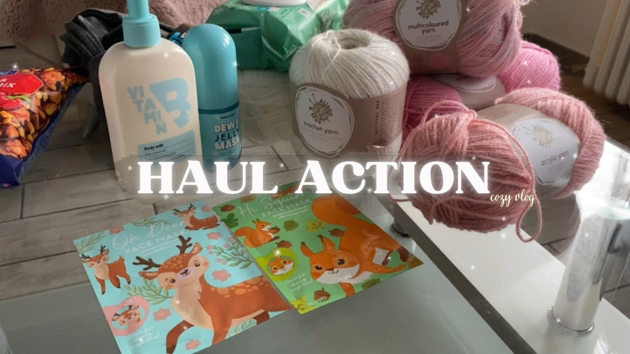 HAUL ACTION 🛍️ COSE UTILI E CARINE 🎀 A BASSO PREZZO 💰✨ Cozy Vlog