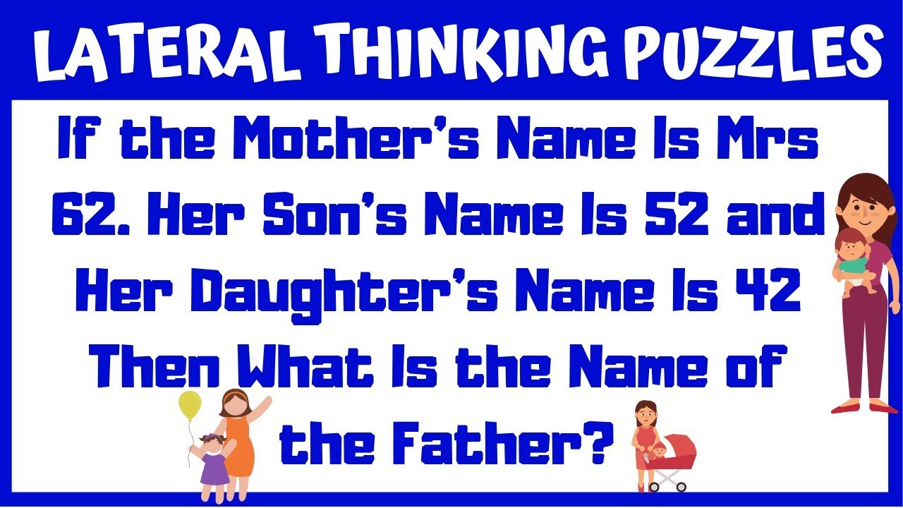 LATERAL #THINKING #PUZZLES AND ANSWERS