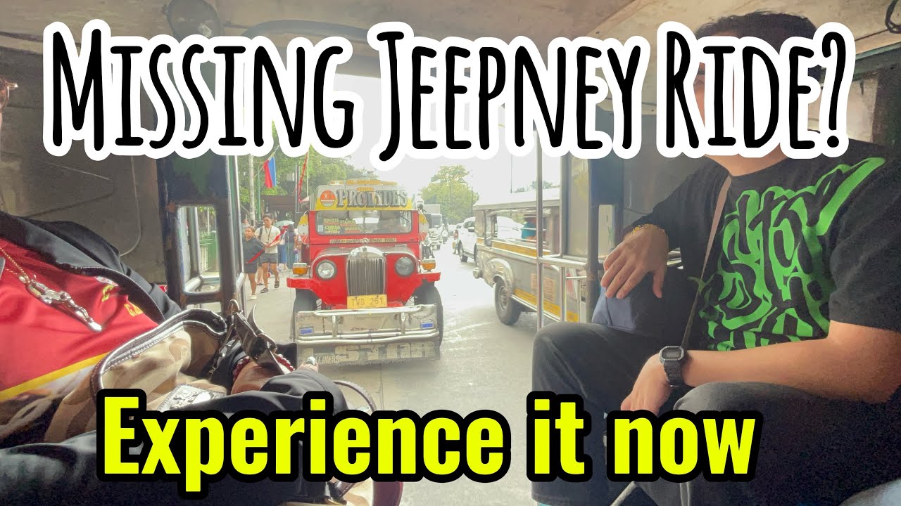 Jeepney Ride | Iconic Colorful Noisy Ride. Enjoy it again and experience the happy noise.