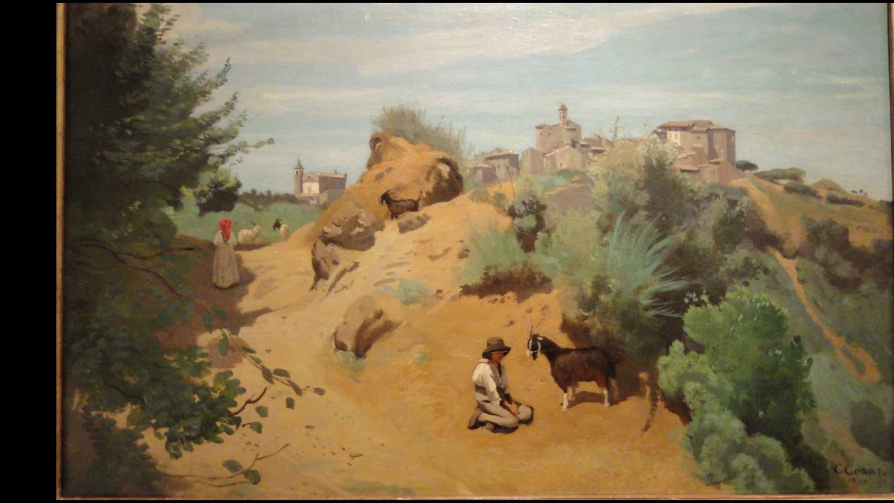 COROT, Jean-Baptiste-Camille (1796-1875)- Part II - Landscape paintings of Italy by Camille Corot