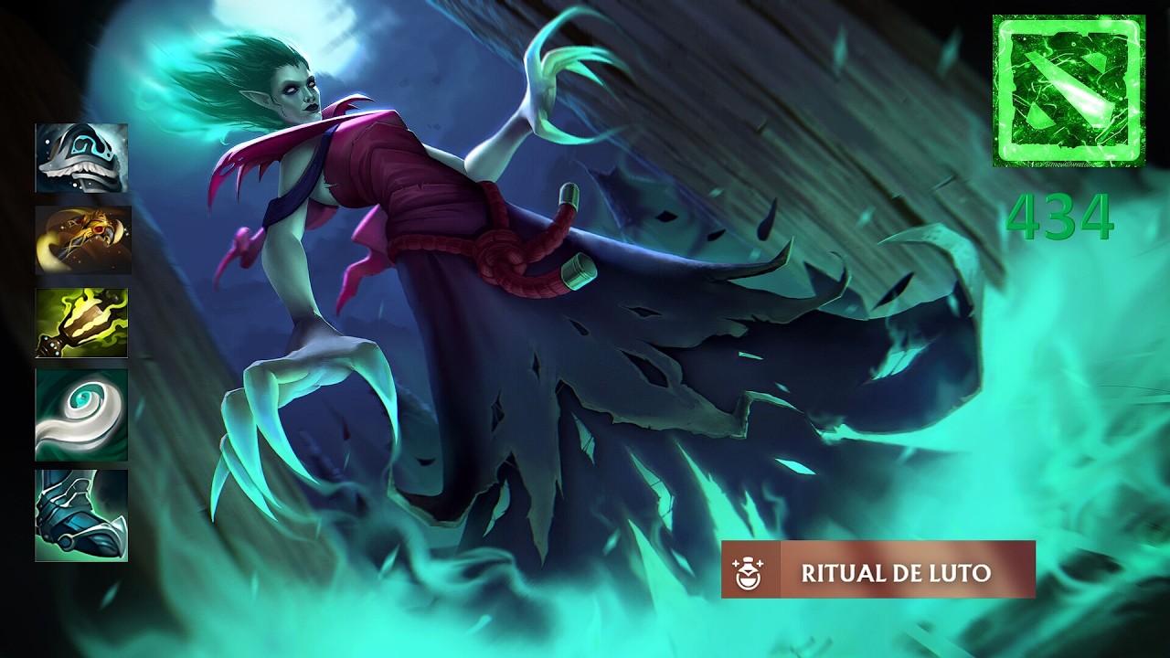 Death prophet Offlane / DOTA 2 / Gameplay 434 / Abusando del enemigo y sin dejar que se recuperen😠👻😝