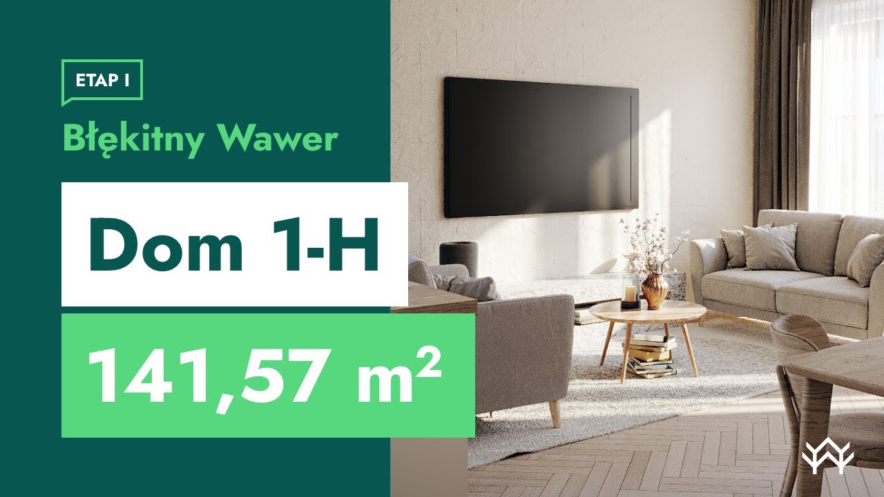 Dom 1-H | Osiedle dom&oacute;w Błękitny Wawer w Warszawie | Etap I