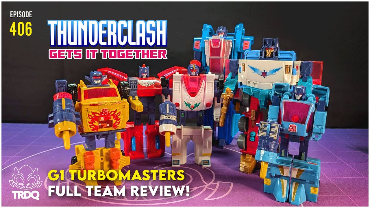 TRDQ: Thunderclash Gets It Together Special! Transformers G1 Turbomasters Reviewed!