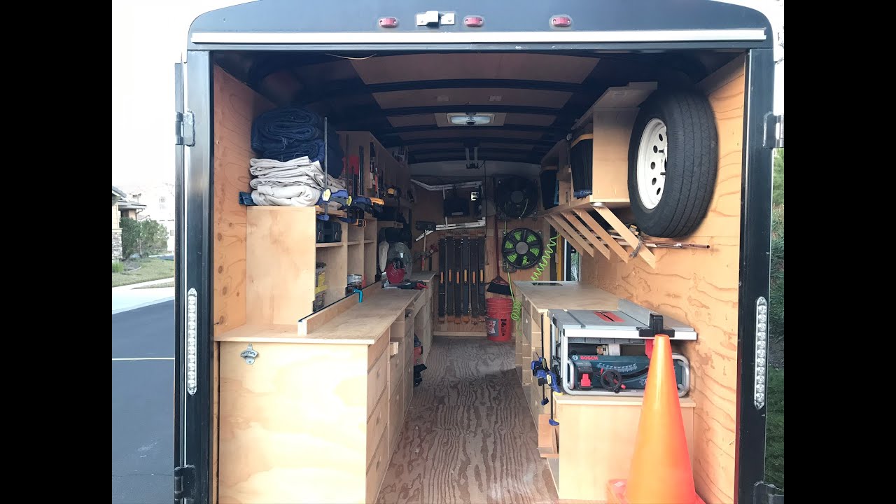 Cargo Trailer Mobile Workshop