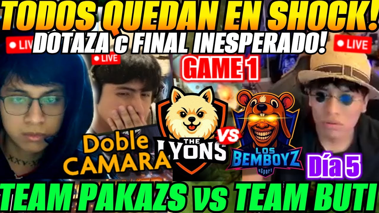 😲PAKAZS vs BUTI partida dejó en shock a todos! Día 5 Team PAKAZS vs Team BUTI - ZEINTERNACIONAL 2😲