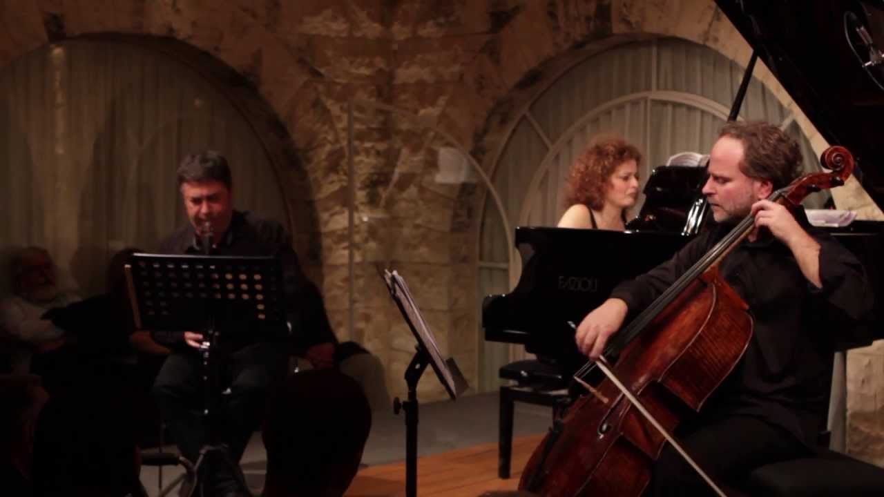 Brahms trio for clarinet, cello and piano in A minor, Allegro, Yehudin, Plesser & Hachamoff