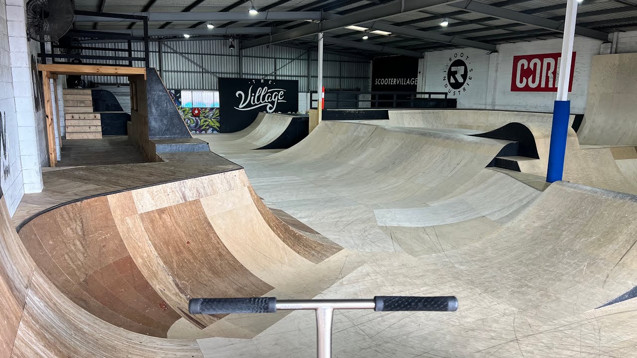 SCOOTER VILLAGE SKATEPARK!