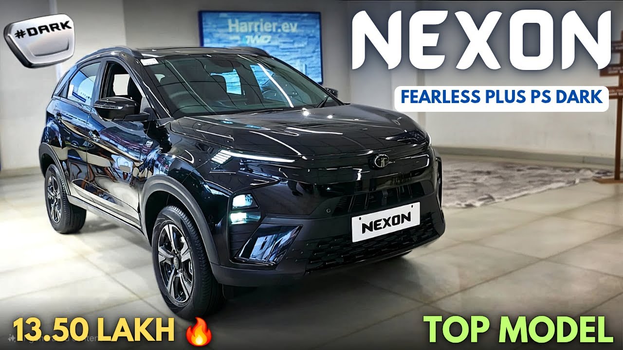 2025 Tata Nexon Fearless Plus Panoramic Sunroof Dark | Top Model | Detailed Walk-Around | beCARladka