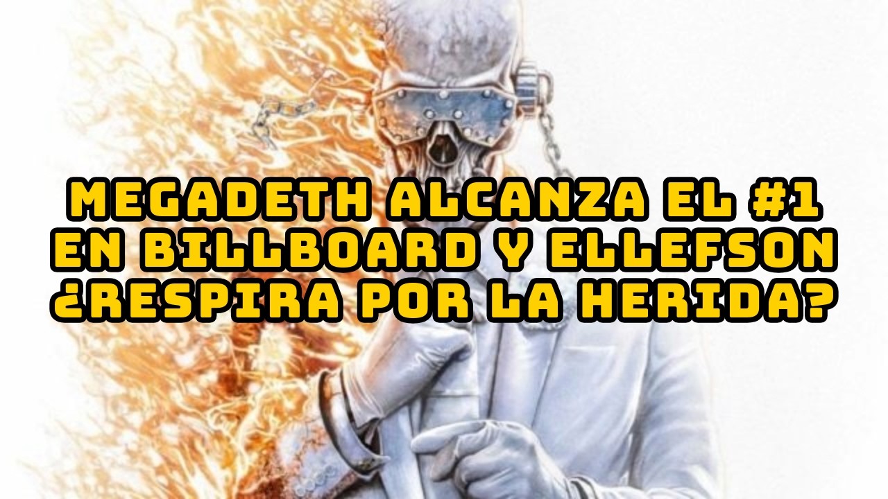 Disco de Megadeth ARRASA: Ellefson ¡NO está impresionado! 😒
