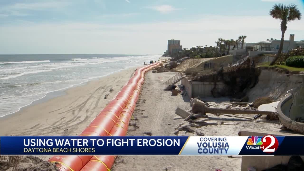 Tiger Dam system to be installed in Daytona Beach Shores for temporary erosion protection