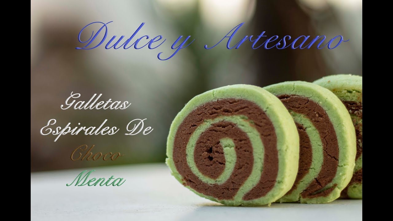 GALLETAS DE CHOCO MENTA EN ESPIRAL
