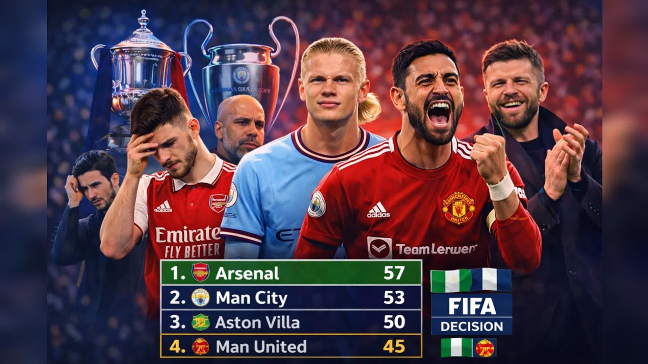 WOULD MAN UNITED BENEFIT FROM ARSENAL & CITY CUP RUNS? & NIGERIA'S FIFA CASE