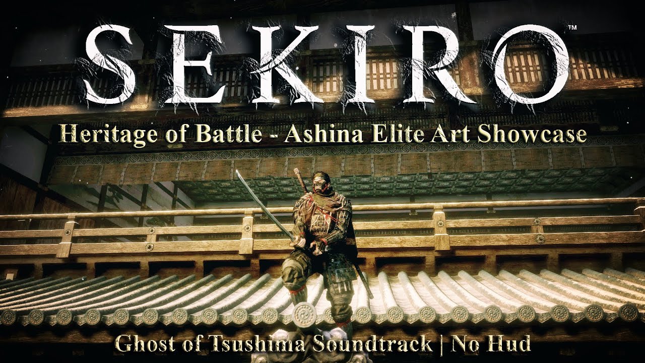 Sekiro - Heritage of Battle - Ashina Elite Art Mod Showcase | Ghost of Ashina Skin Mod | No Hud
