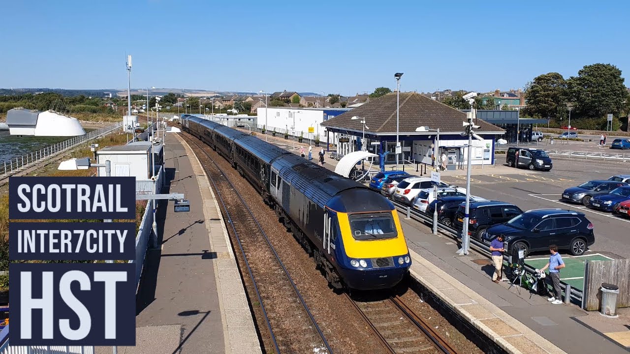 Scotrail Inter7city HSTs at Montrose Railway Station