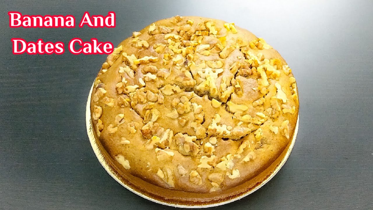 Banana And Dates Cake | Super Moist Banana And Dates Cake | No Sugar Dates Cake | By Unity Foods