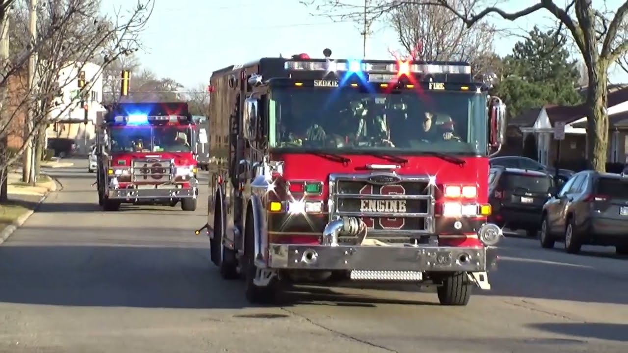 Morton Grove/Skokie Fire Department Working Fire 12/14/23