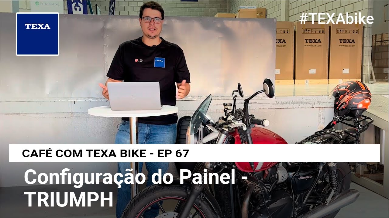 Como Fazer a Configuração do Painel? TRIUMPH | CAFÉ COM TEXA BIKE - EP 67
