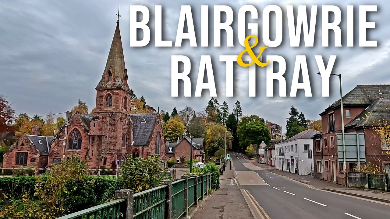 Blairgowrie & Rattray: Discover Scotland’s Twin Towns | 4K Walking Tour