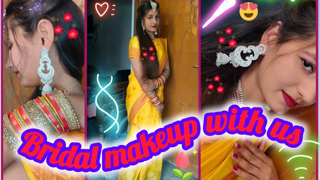 First time created bridal makeup Please support @iam_pallavilba  | #shivratri #like #dailyvideo #yt 