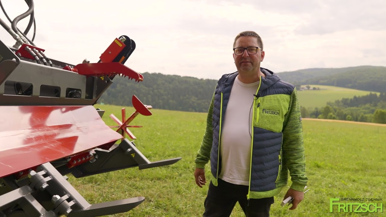 Vorstellung BTD PROcompact S - Sägespaltautomat für Rad-/Frontlader | Brennholz-Technik Fritzsch