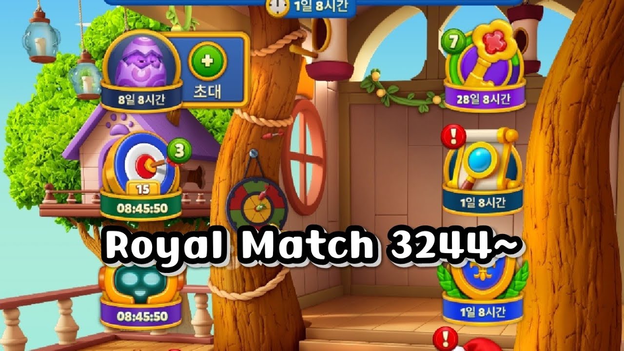@Royal Match 3244~라이브 스트리밍 중