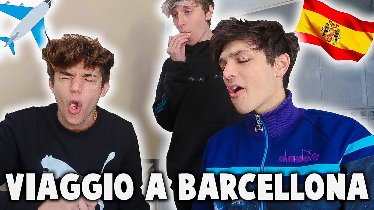 Vado a Barcellona con Valerio Mazzei e Alessandro Montesi!!! ✈️🇪🇸 *panico*