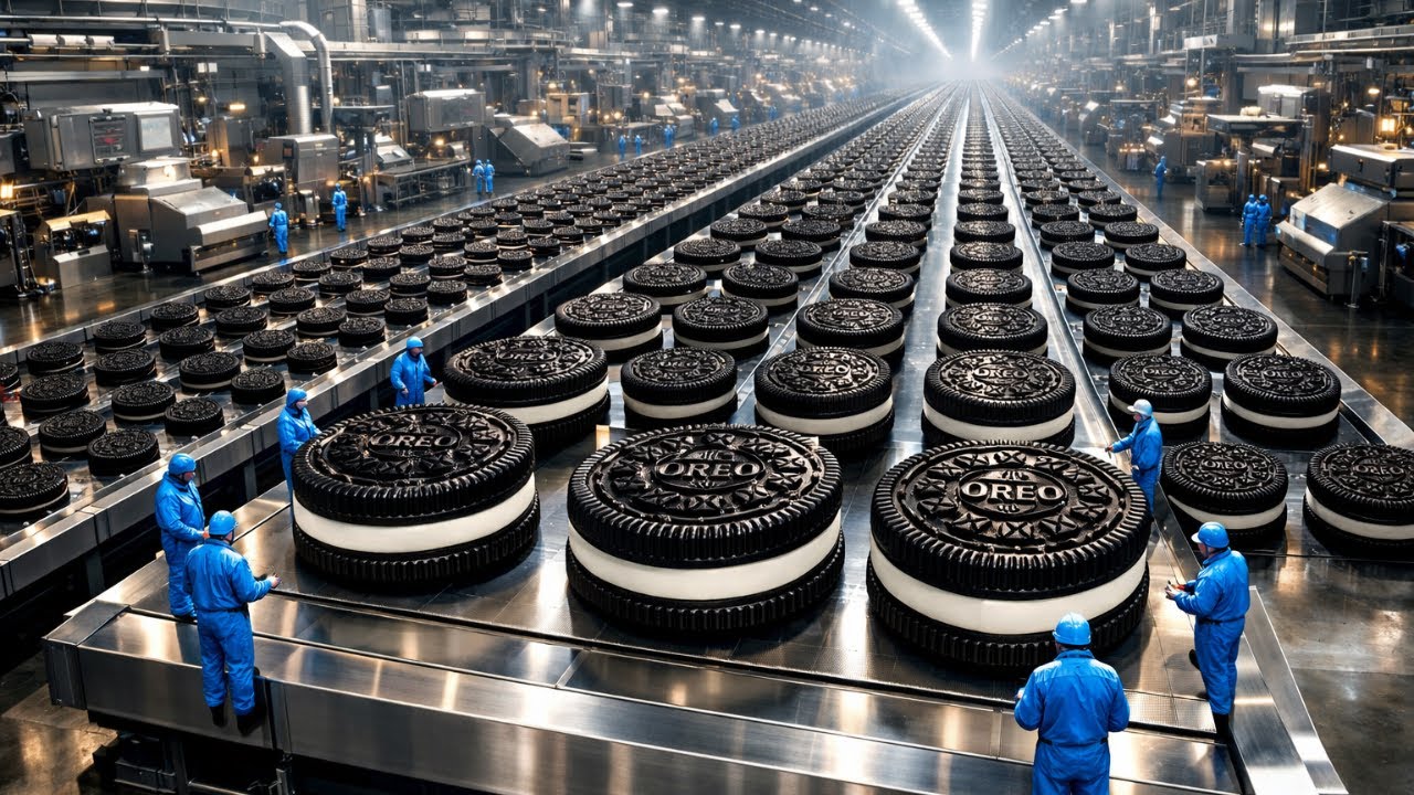 Inside the 50-Ton Oreo Fortress | From Raw Black Cocoa to 1 Million Cookies