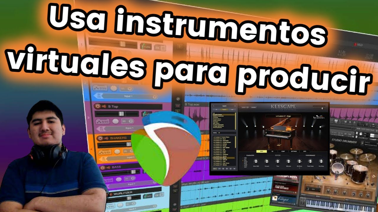 ¿CÓMO USAR INSTRUMENTOS VIRTUALES EN REAPER? 🎹🎵🎵