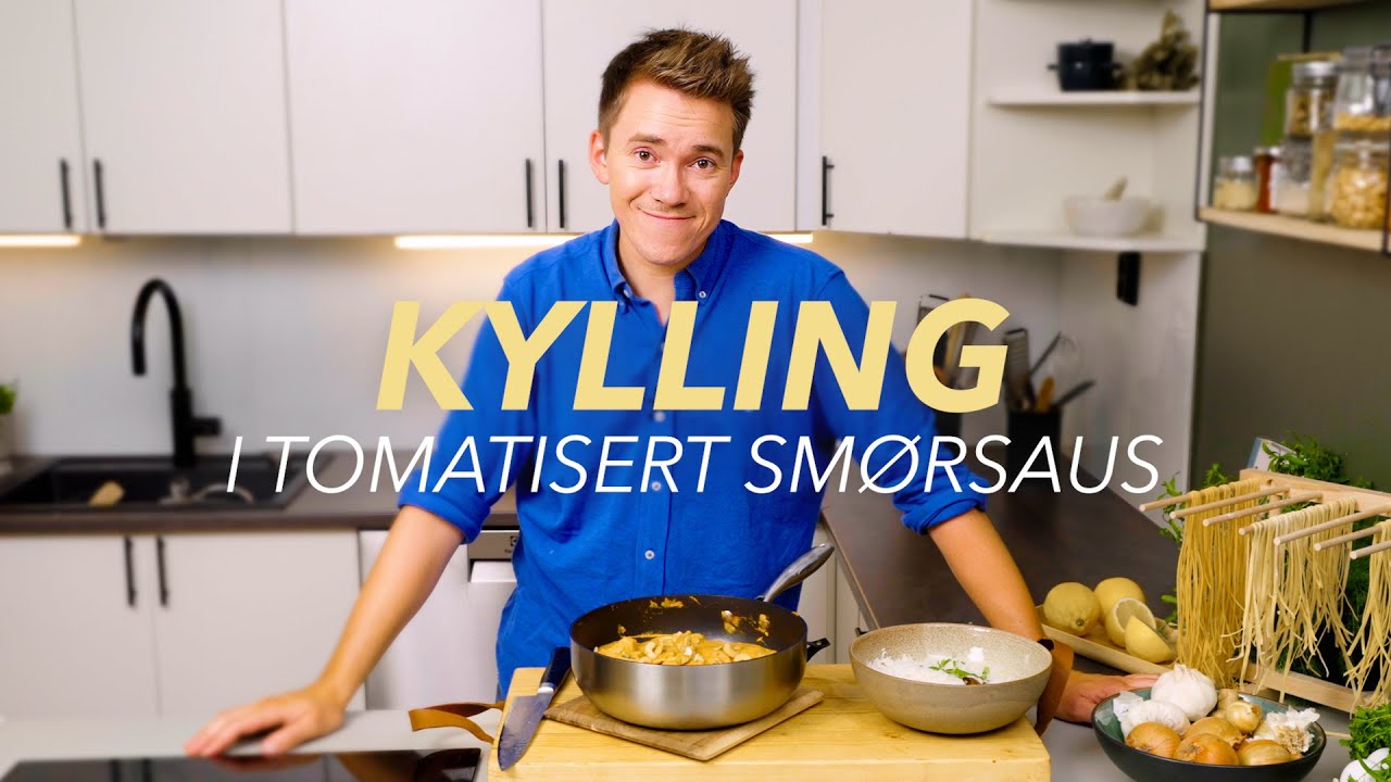 Kylling i tomatisert smørsaus - Christer Redder Hverdagen