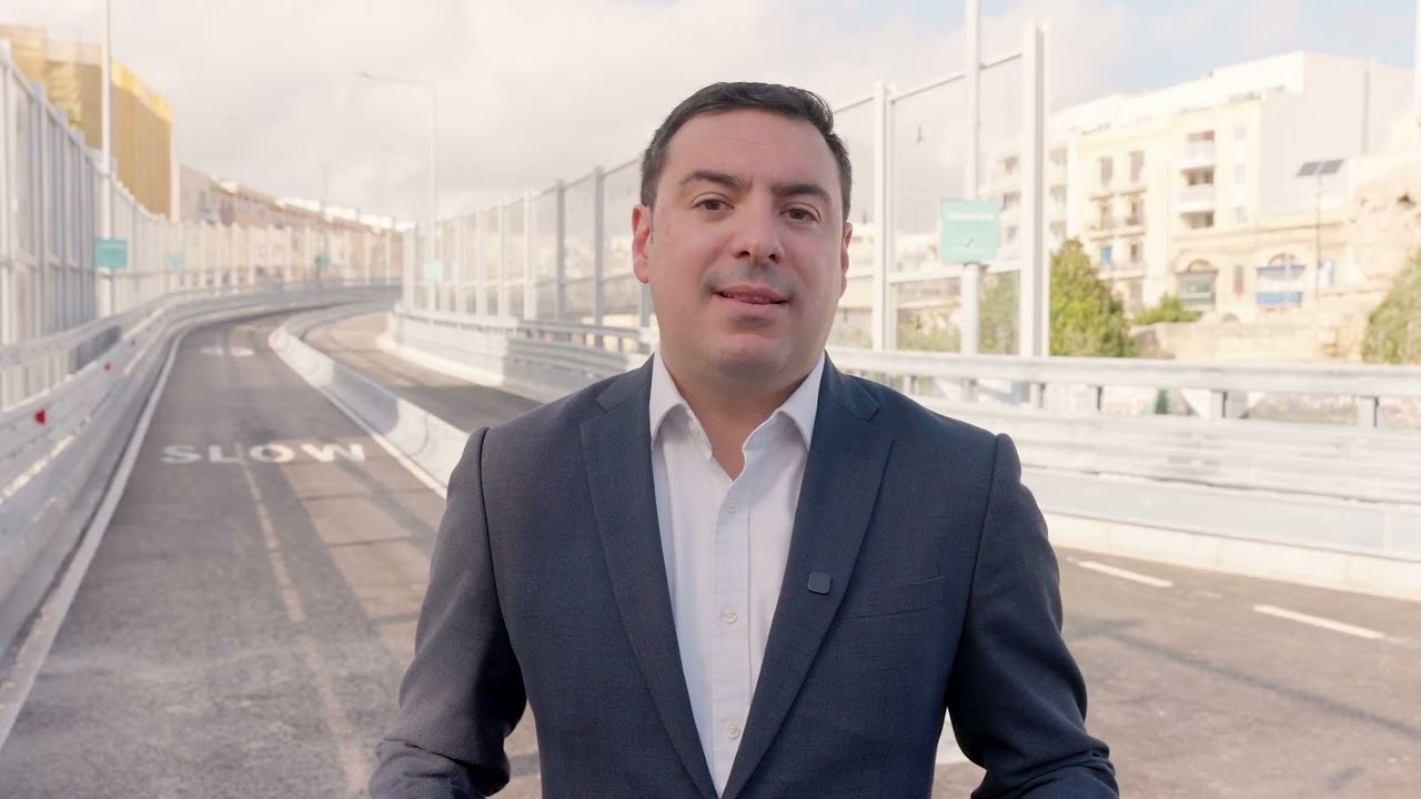 Inawgurata uffiċjalment il-flyover bħala parti mill-proġett infrastrutturali tal-Imsida Creek