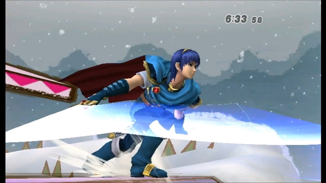 Super Smash Bros Brawl: All-Star Mode on Hard with Marth (Hard Mode Clear)