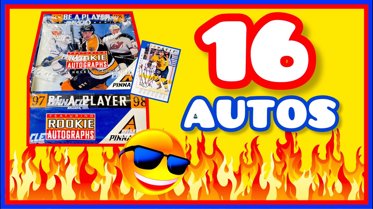 1997-98 Pinnacle Be A Player Series B Hockey Hobby Box Break | 2023-24 CREDENTIALS NEXT!!