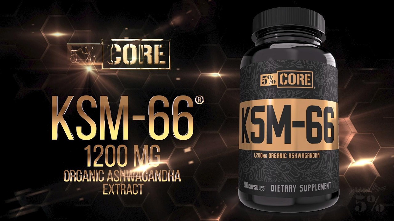 5% CORE - KSM-66&reg; ASHWAGANDHA - Adaptogenic Support