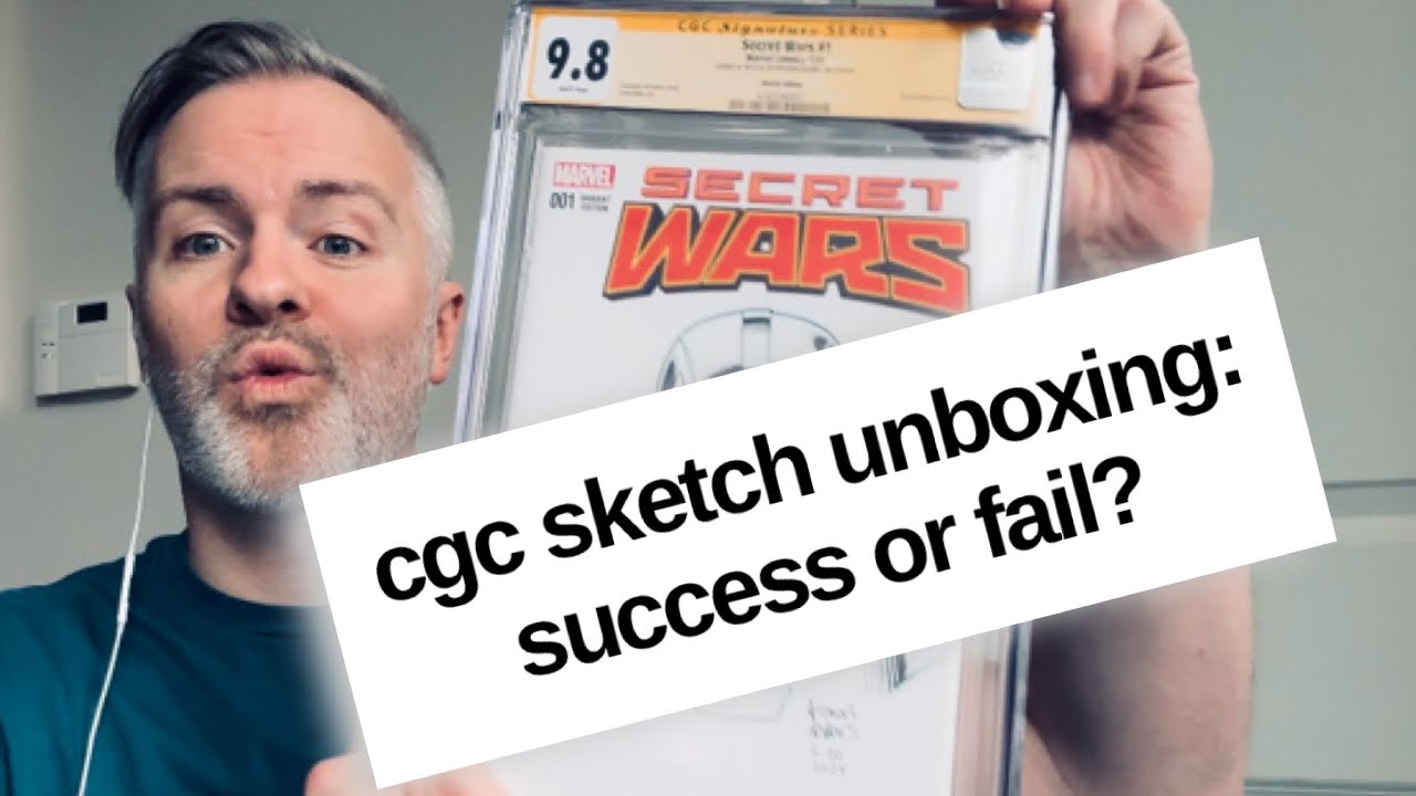 CGC Unboxing - Did my Arthur Adams sketches turn out OK?
