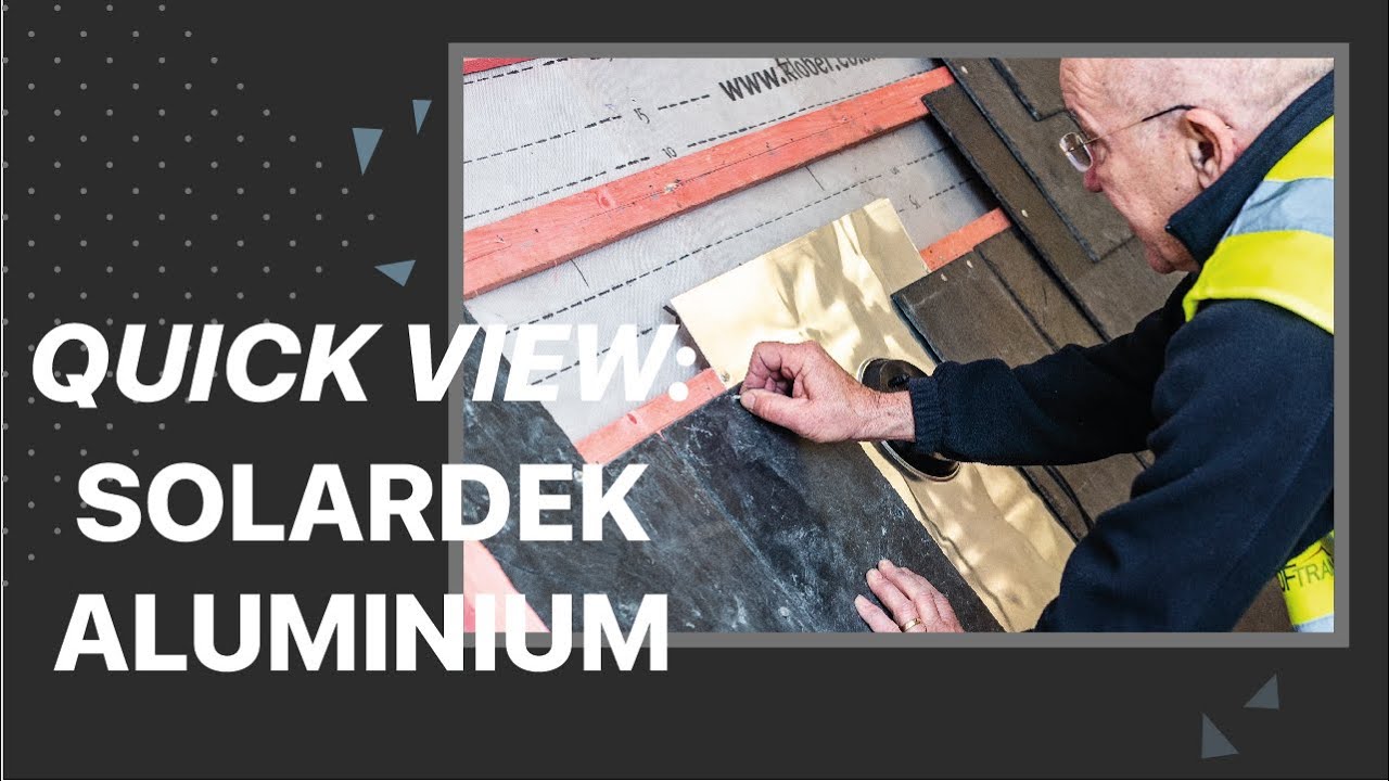 Installing Solardek Aluminium Roof Flashing For Solar PV - SDA10MB Time Lapse