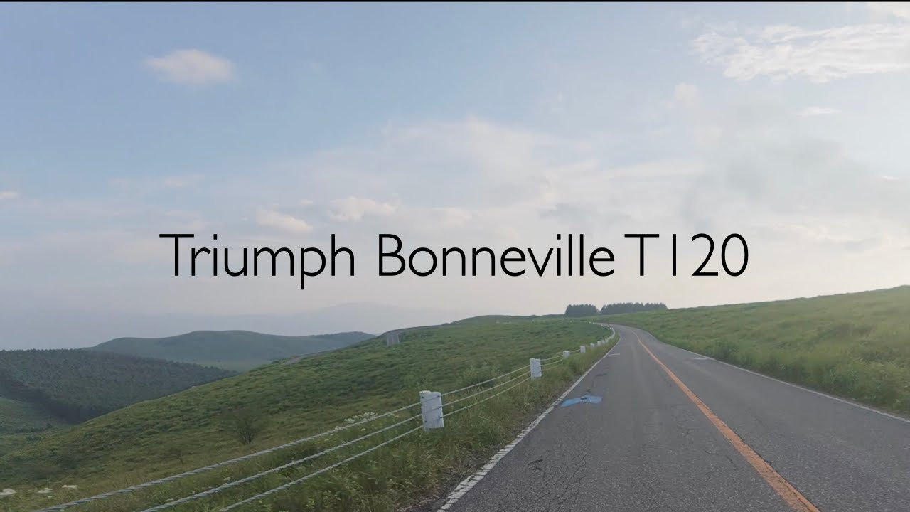 【4K】Triumph Bonneville T120 EXHAUST | Touring | VLOG | トライアンフ ボンネビルT120 | 長野県 |ビーナスライン後編 | 諏訪湖