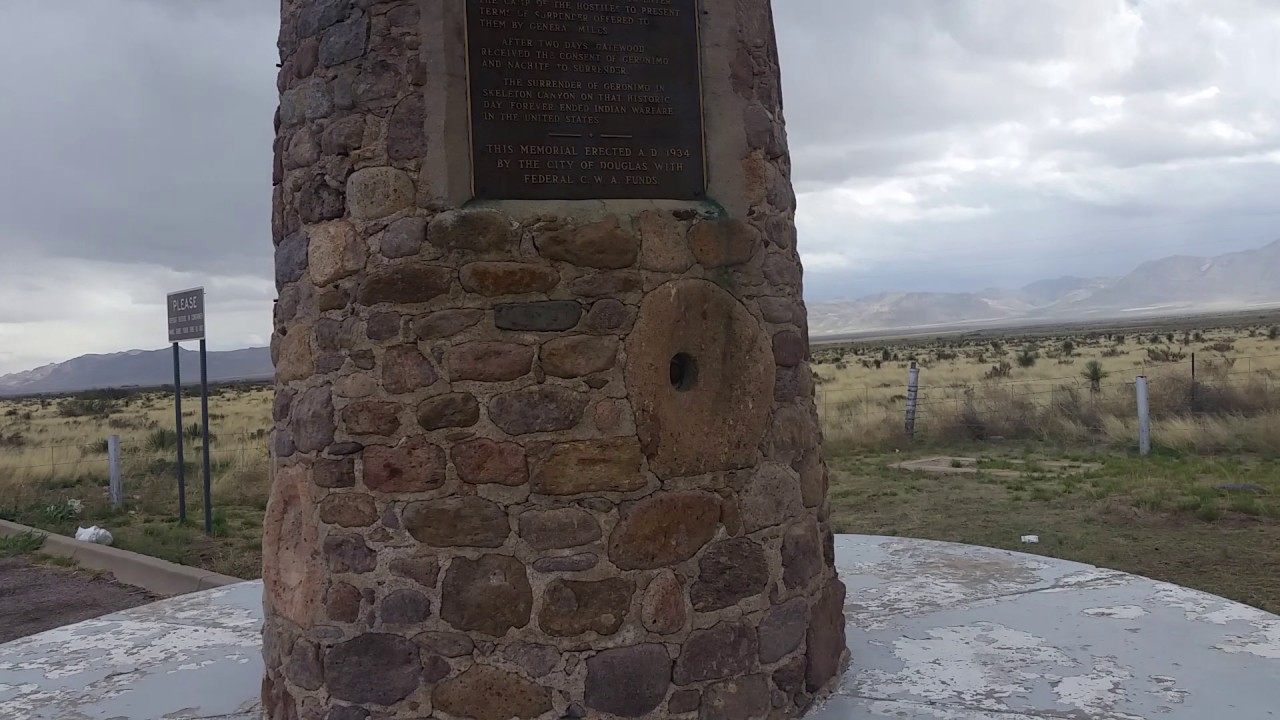 Geronimo Surrender Site Marker, Arizona - March 23, 2017 - Travels With Phil - Unedited