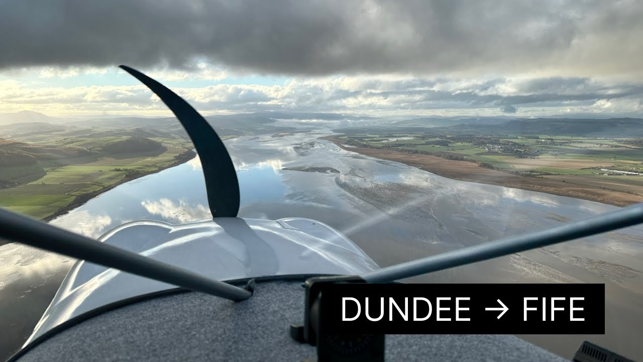 Flight with ATC Dundee to Fife in a Zenith Cruzer