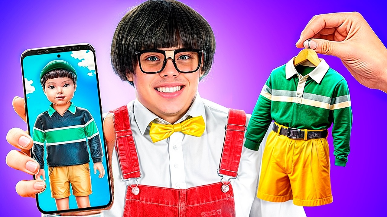 Nasıl Squid Game Doll Olunur! Squid Game Makeover!
