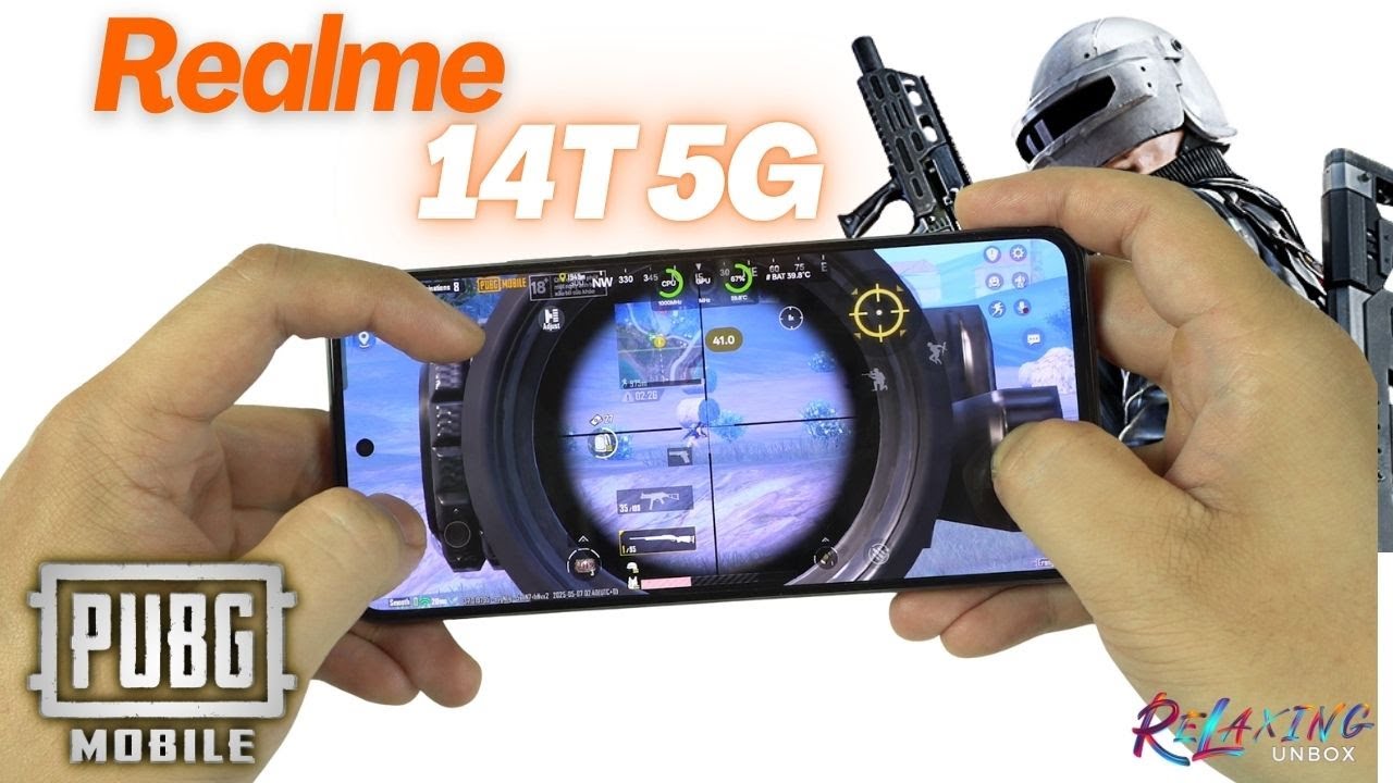 Realme 14T 5G PUBG Mobile Gaming review | FPS & Battery Drain test
