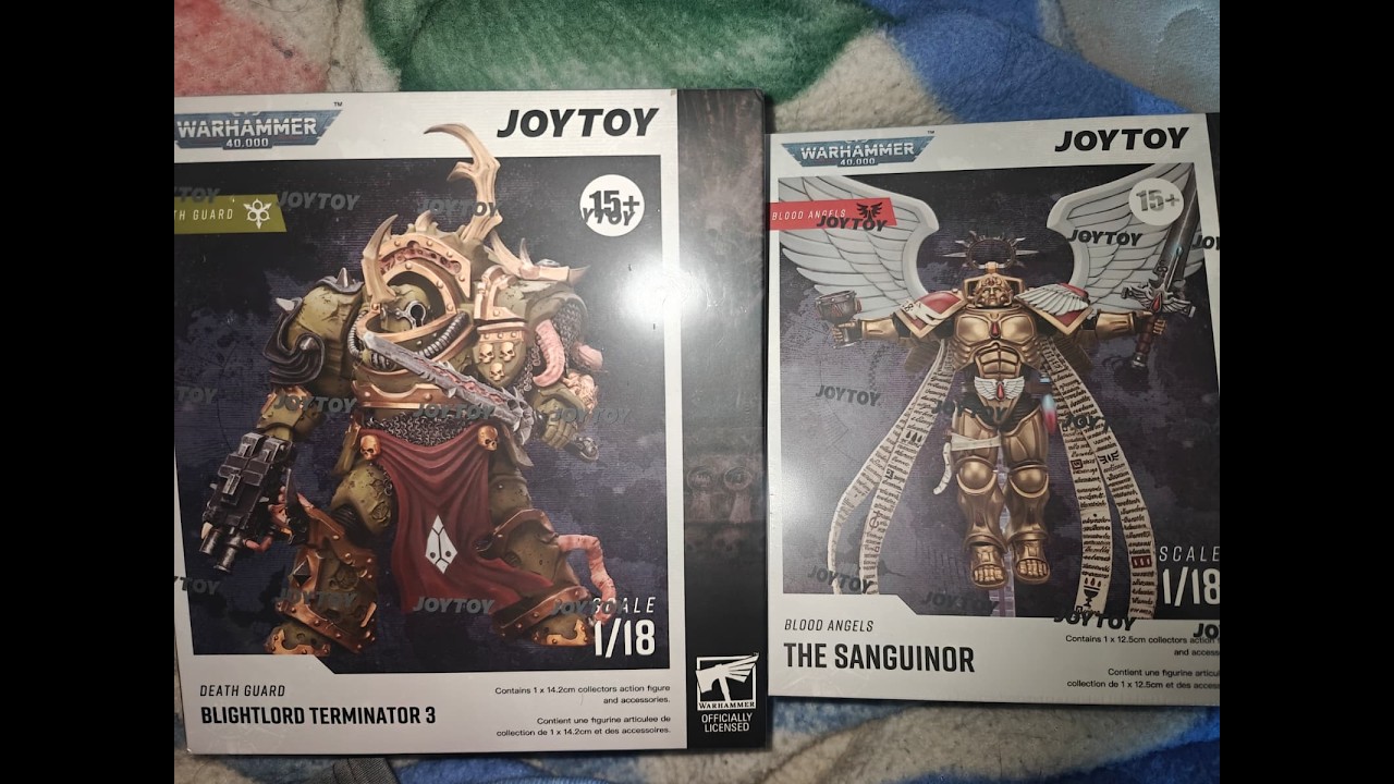 Распаковка Joytoy The Sanguinor & Blighlord Terminator 3